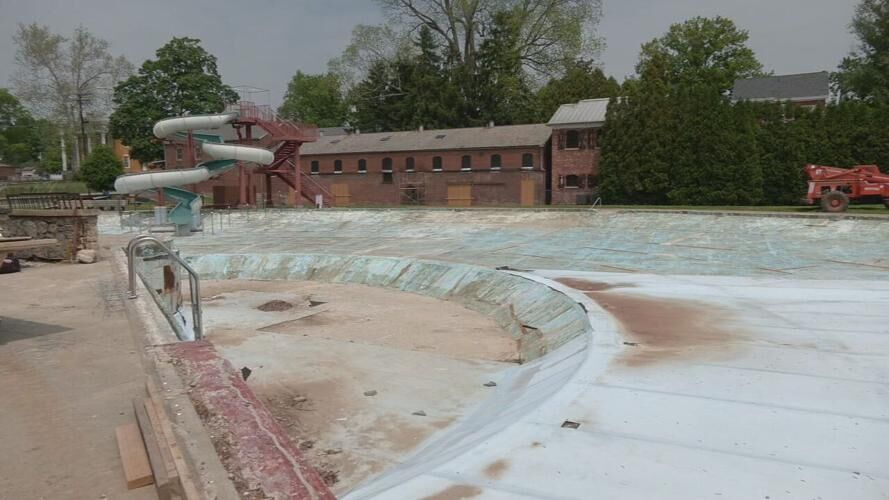CONSTRUCTION | Madison, Indiana's Crystal Beach Pool expected to open Memorial Day 2024